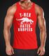 Herren Tanktop Tank Top - T-Rex Hates Burpees - Body Fit MoonWorks®preview