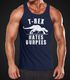 Herren Tanktop Tank Top - T-Rex Hates Burpees - Body Fit MoonWorks®preview