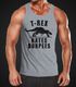 Herren Tanktop Tank Top - T-Rex Hates Burpees - Body Fit MoonWorks®preview