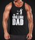Herren Tanktop The Grillling Dad Griller Grill-Geschenk Papa Vatertag Fun-Shirt Parodie Spruch lustig Moonworks®preview