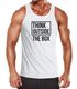 Herren Tanktop Think Outside the Box Moonworks®preview