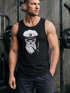 Herren Tanktop Totenkopf Kapitän Captain Skull Bard Hipster Seemann Neverless®preview