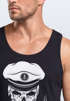 Herren Tanktop Totenkopf Kapitän Captain Skull Bard Hipster Seemann Neverless®preview