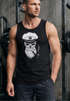 Herren Tanktop Totenkopf Kapitän Captain Skull Bard Hipster Seemann Neverless®preview
