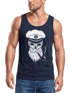 Herren Tanktop Totenkopf Kapitän Captain Skull Bard Hipster Seemann Neverless®preview