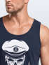 Herren Tanktop Totenkopf Kapitän Captain Skull Bard Hipster Seemann Neverless®preview