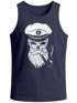 Herren Tanktop Totenkopf Kapitän Captain Skull Bard Hipster Seemann Neverless®preview