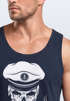 Herren Tanktop Totenkopf Kapitän Captain Skull Bard Hipster Seemann Neverless®preview
