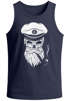 Herren Tanktop Totenkopf Kapitän Captain Skull Bard Hipster Seemann Neverless®preview