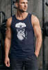Herren Tanktop Totenkopf Kapitän Captain Skull Bard Hipster Seemann Neverless®preview
