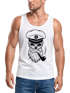 Herren Tanktop Totenkopf Kapitän Captain Skull Bard Hipster Seemann Neverless®preview