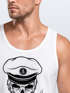Herren Tanktop Totenkopf Kapitän Captain Skull Bard Hipster Seemann Neverless®preview