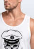 Herren Tanktop Totenkopf Kapitän Captain Skull Bard Hipster Seemann Neverless®preview