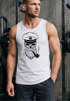 Herren Tanktop Totenkopf Kapitän Captain Skull Bard Hipster Seemann Neverless®preview