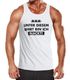 Herren Tanktop Unter diesem Shirt bin ich nackt! Funshirt Party Moonworks®preview