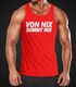 Herren Tanktop Von nix kommt nix Muskelshirt Tank Top Muscle Shirt Achselshirt Moonworks®preview
