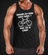 Herren Tanktop Warum ich ohne Akku fahre E-Bike Fahhrad Radfahrer Fun-Shirt Spruch lustig Moonworks®preview