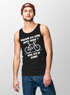 Herren Tanktop Warum ich ohne Akku fahre E-Bike Fahhrad Radfahrer Fun-Shirt Spruch lustig Moonworks®preview