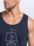 Herren Tanktop Wikinger Schiff Vikings Lineart Slim Fit Neverless®preview