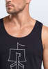 Herren Tanktop Wikinger Schiff Vikings Lineart Slim Fit Neverless®preview