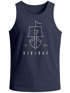 Herren Tanktop Wikinger Schiff Vikings Lineart Slim Fit Neverless®preview