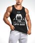 Herren Tanktopbedruckt Spruch lustig Kraftsport Fitness The Empire lifts backs Parodie Satire Motiv Fun-Shirt Gym Moonworks®preview