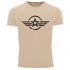 Herren Vintage Shirt Airforce Stern Army Military Aufdruck Printshirt T-Shirt Aufdruck Used Look Slim Fit Neverless®preview