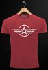 Herren Vintage Shirt Airforce Stern Army Military Aufdruck Printshirt T-Shirt Aufdruck Used Look Slim Fit Neverless®preview