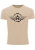 Herren Vintage Shirt Airforce Stern Army Military Aufdruck Printshirt T-Shirt Aufdruck Used Look Slim Fit Neverless®preview