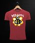 Herren Vintage-Shirt Aufdruck Bee Happy Biene Blume Graffiti Schriftzug Fashion Streetstyle Neverless®preview