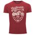 Herren Vintage Shirt Biker Motorrad Schriftzug California Full Tank Used Look Slim Fit Neverless® preview