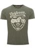 Herren Vintage Shirt Biker Motorrad Schriftzug California Full Tank Used Look Slim Fit Neverless® preview