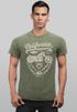 Herren Vintage Shirt Biker Motorrad Schriftzug California Full Tank Used Look Slim Fit Neverless® preview