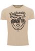 Herren Vintage Shirt Biker Motorrad Schriftzug California Full Tank Used Look Slim Fit Neverless® preview