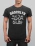 Herren Vintage Shirt Boxen Iron Mike Brooklyn Retro Design Printshirt T-Shirt Aufdruck Used Look Neverless®preview