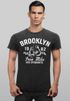 Herren Vintage Shirt Boxen Iron Mike Brooklyn Retro Design Printshirt T-Shirt Aufdruck Used Look Neverless®preview