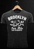 Herren Vintage Shirt Boxen Iron Mike Brooklyn Retro Design Printshirt T-Shirt Aufdruck Used Look Neverless®preview