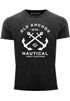 Herren Vintage Shirt gekreuzte Anker Old Anchor Nautical Used Look Neverless®preview