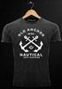 Herren Vintage Shirt gekreuzte Anker Old Anchor Nautical Used Look Neverless®preview