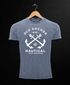 Herren Vintage Shirt gekreuzte Anker Old Anchor Nautical Used Look Neverless®preview