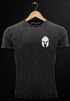 Herren Vintage Shirt Logo Print Sparta-Helm Spartaner Gladiator Krieger Warrior Fashion Gym Streetstyle Neverless®preview