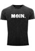 Herren Vintage Shirt Moin Dialekt Norden Hamburg Anker Printshirt T-Shirt Aufdruck Used Look Neverless®preview