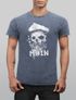 Herren Vintage Shirt Moin Kapitän Totenkopf Anker Bart Hamburg Printshirt T-Shirt Aufdruck Used Look Neverless®preview