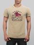 Herren Vintage Shirt Norway Explore norwegische Flagge Norwegen Printshirt Used Look Slim Fit Neverless®preview