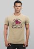 Herren Vintage Shirt Norway Explore norwegische Flagge Norwegen Printshirt Used Look Slim Fit Neverless®preview