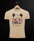 Herren Vintage Shirt Panda Bär Aufdruck Tiermotiv Printshirt T-Shirt Fasion Streetstyle Used Look Neverless®preview
