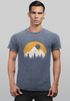 Herren Vintage Shirt Print Natural Badge Logo Wandern Outdoor Fashion Männer Used Look Neverless®preview