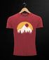 Herren Vintage Shirt Print Natural Badge Logo Wandern Outdoor Fashion Männer Used Look Neverless®preview