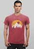 Herren Vintage Shirt Print Natural Badge Logo Wandern Outdoor Fashion Männer Used Look Neverless®preview
