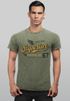 Herren Vintage Shirt Retro Motiv Schriftzug Superior Legend Flügel Printshirt T-Shirt Aufdruck Used Look Slim Fit Neverless®preview